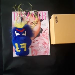 Fendi fur keychain